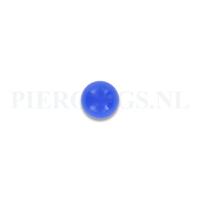 Balletje 1.6 mm acryl blauw 6 mm