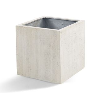 Grigio Cube S 30x30x30 White-Concrete