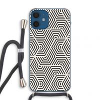 Magic pattern: iPhone 12 mini Transparant Hoesje met koord