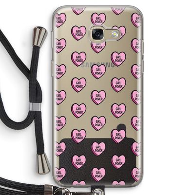 GIRL POWER: Samsung Galaxy A5 (2017) Transparant Hoesje met koord