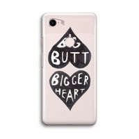 Big butt bigger heart: Google Pixel 3 Transparant Hoesje