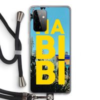 Habibi Majorelle : Samsung Galaxy A72 5G Transparant Hoesje met koord
