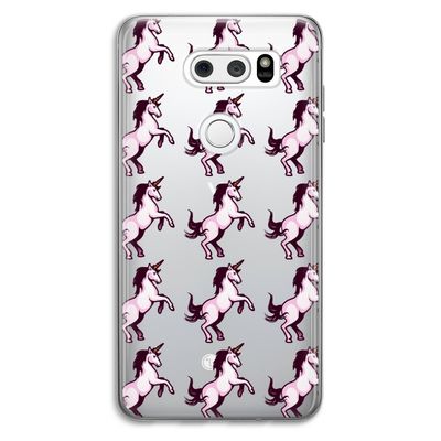 Musketon Unicorn: LG V30 Transparant Hoesje