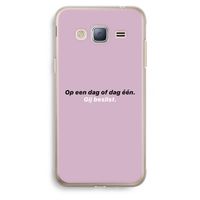gij beslist: Samsung Galaxy J3 (2016) Transparant Hoesje