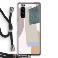 Lindo: Sony Xperia 5 Transparant Hoesje met koord