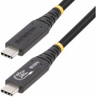 StarTech.com 1m USB4 Kabel, USB-IF Gecertificeerde USB Type-C Kabel, 40Gbps, 240W Power Delivery PD