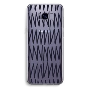 Marrakech Zigzag: Samsung Galaxy S8 Plus Transparant Hoesje