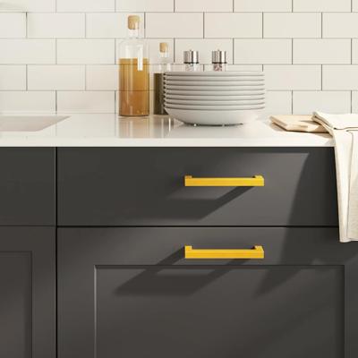 VidaXL Handvatten 10 st 128 mm roestvrij staal goudkleurig