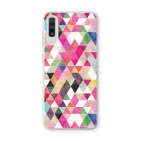Gekleurde driehoekjes: Samsung Galaxy A70 Transparant Hoesje