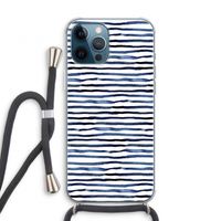 Verrassende lijnen: iPhone 12 Pro Transparant Hoesje met koord