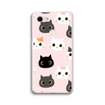 Katten: Google Pixel 3 XL Transparant Hoesje