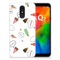 LG Q7 | Siliconen Case | IJsjes