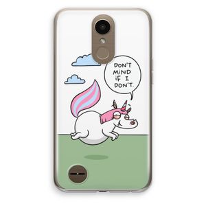 Unicorn: LG K10 (2017) Transparant Hoesje