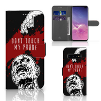 Samsung Galaxy S10 Plus Portemonnee Hoesje Zombie Blood