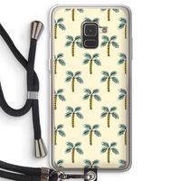Paradise: Samsung Galaxy A8 (2018) Transparant Hoesje met koord