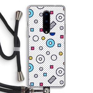 8-bit N°9: OnePlus 8 Transparant Hoesje met koord