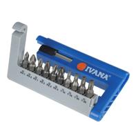 Ivana bitset 11-delig - standaard PH/PZ/Torx - inclusief cassette