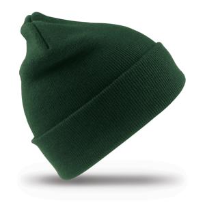 Heren/dames Beanie Wintermuts - donkergroen - 100% acryl wol - warme mutsen - Dubbel dikke stof