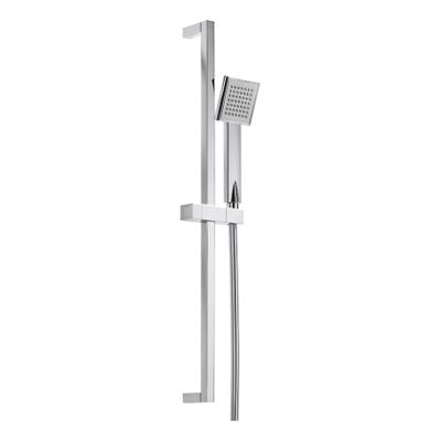 Tres Cuadro glijstang set 66 cm vierkant chroom