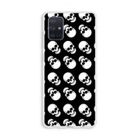 Musketon Skulls: Galaxy A71 Transparant Hoesje