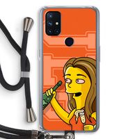 Jamie Lee Simpson: OnePlus Nord N10 5G Transparant Hoesje met koord