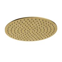 Hoofddouche Hotbath Archie 30 CM Geborsteld Messing PVD
