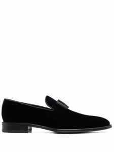 DSQUARED2 mocassins Ubaldo en velours - Noir