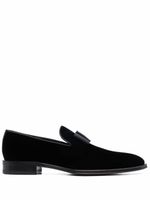 DSQUARED2 mocassins Ubaldo en velours - Noir - thumbnail