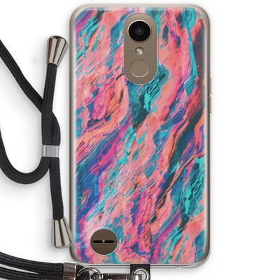 Electric Times: LG K10 (2017) Transparant Hoesje met koord