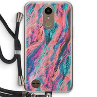 Electric Times: LG K10 (2017) Transparant Hoesje met koord