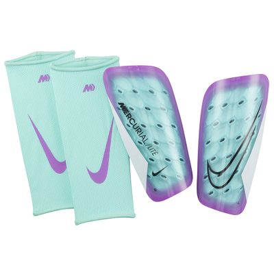 Nike Mercurial Lite Scheenbeschermers Turquoise Zwart Paars Nike Mercurial Lite Scheenbeschermers Turquoise Zwart Paars