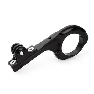 Shop4 - GoPro HERO10 Black Fietshouder - Verlengde Stuurhouder Zwart
