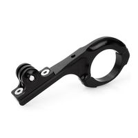 Shop4 - GoPro HERO10 Black Fietshouder - Verlengde Stuurhouder Zwart - thumbnail
