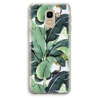 Bananenbladeren: Samsung Galaxy J6 (2018) Transparant Hoesje