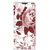 Bookcase Motorola Moto G51 5G Watercolor Flowers