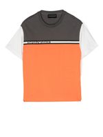 Emporio Armani Kids t-shirt à logo imprimé - Vert - thumbnail