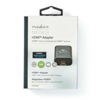 HDMI©-Adapter | HDMI© Male / HDMI© Micro-Connector | HDMI© Female / HDMI© Output | Verguld - thumbnail