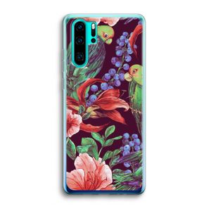Papegaaien: Huawei P30 Pro Transparant Hoesje