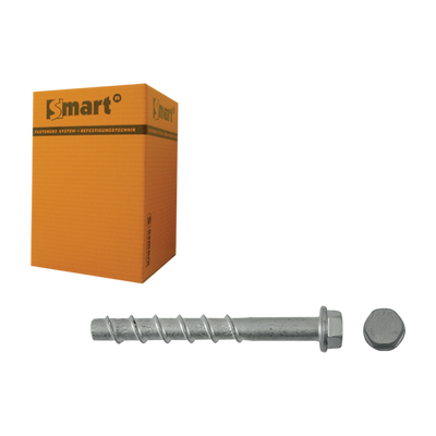 pgb-Europe SMART | Betonschroef S-BSZ 8x75x120 Znlamel | 50 st SM0BSZ0140801203