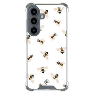 Samsung Galaxy S25 shockproof hoesje - Bee happy
