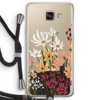 Painted wildflowers: Samsung Galaxy A5 (2016) Transparant Hoesje met koord