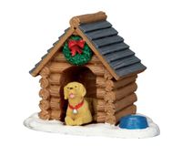 Log cabin dog house - LEMAX - thumbnail