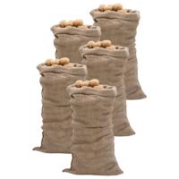 VidaXL Jutezakken 5 stuks 220 g/m² 65x135 cm 100% jute