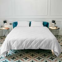 Dekbedovertrek Naturals Tencel Wit Bed van 105/110 180 x 220 cm
