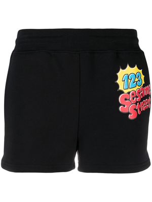 Moschino short de sport Sesame Street© - Noir
