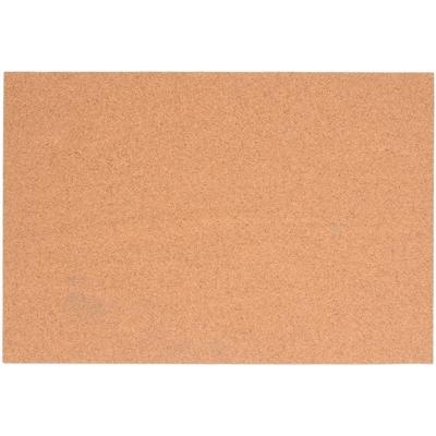 Platte Kurkplaat/kurkbord - 20 x 30 cm - Memobord - Hobby/knutsel materialen
