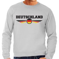 Duitsland / Deutschland landen trui met Duitse vlag grijs voor heren 2XL  -