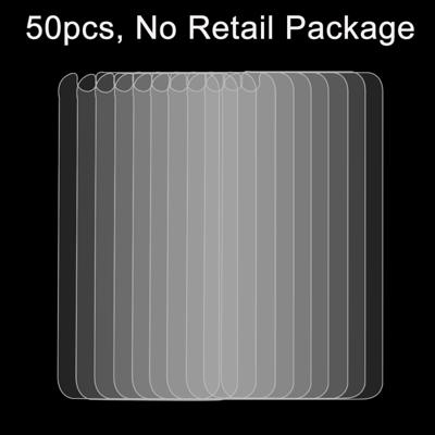 50 stuks voor iPhone 6 / 6S 0 26 mm 9H oppervlakte hardheid 2.5D explosieveilige terug getemperd glas Film No retailpakket