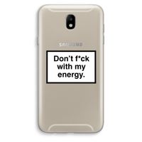 My energy: Samsung Galaxy J7 (2017) Transparant Hoesje My energy: Samsung Galaxy J7 (2017) Transparant Hoesje