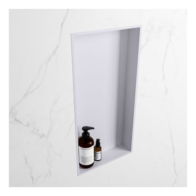 Wandnis Solid Surface Easy | In- en opbouw | 30x60x8 cm | 1 vak | Cale